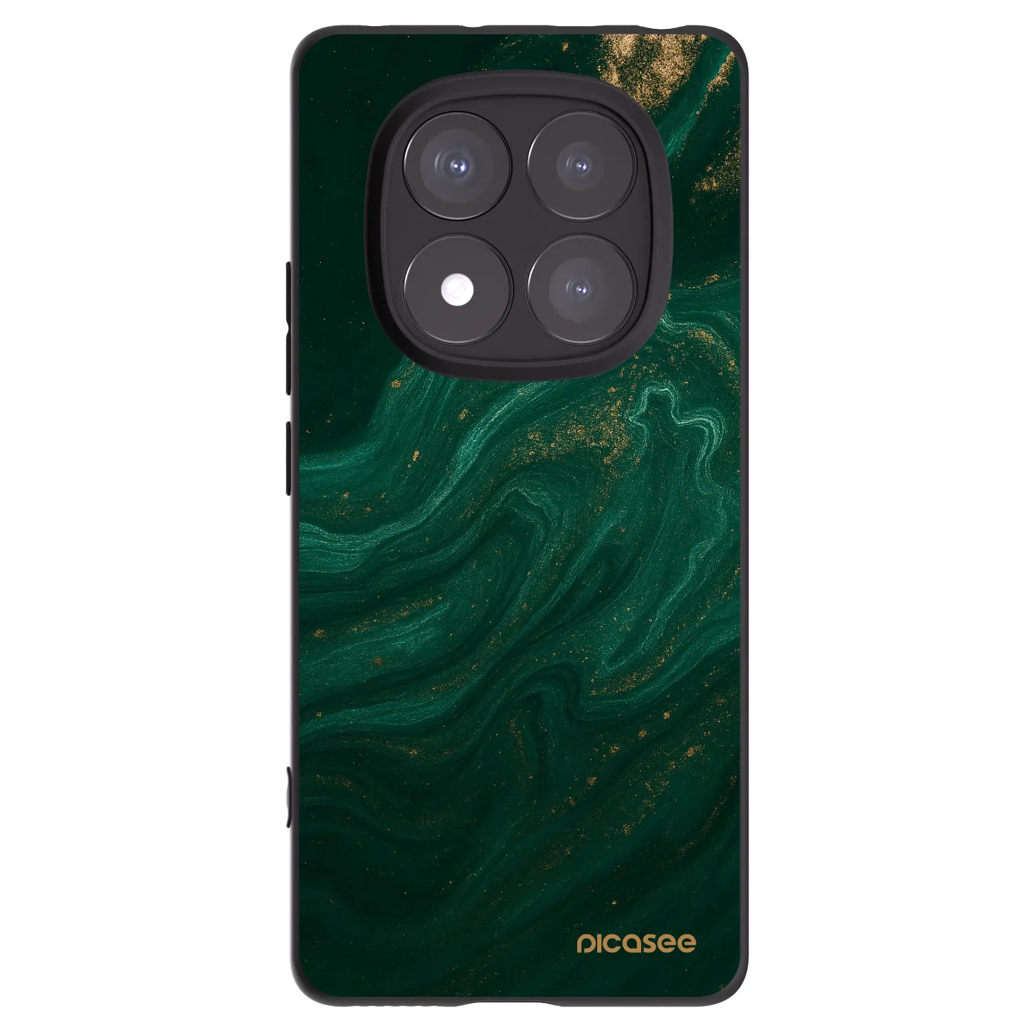 Picasee silikonový černý obal pro Xiaomi Redmi Note 14 Pro 5G - Green