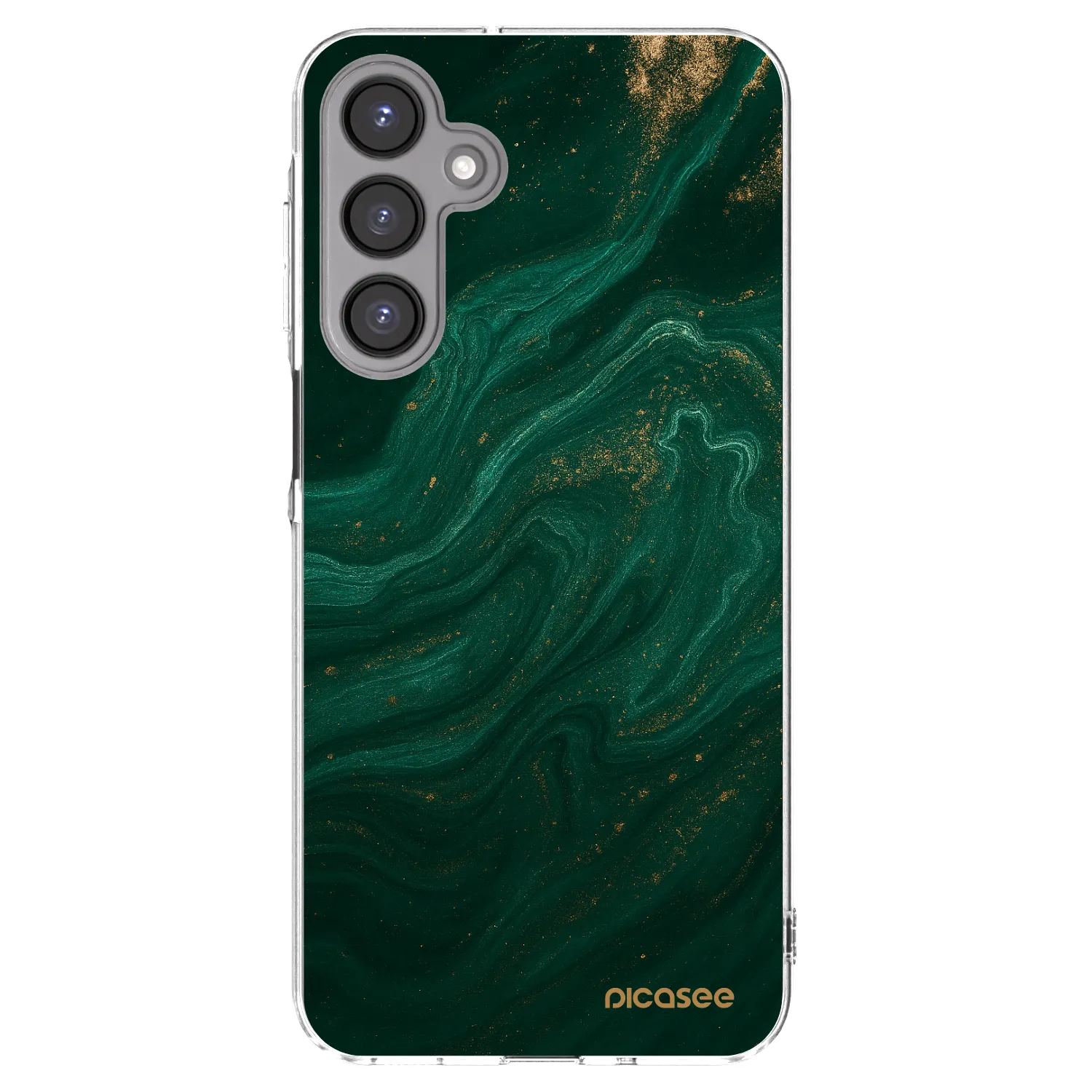 Picasee silikonový průhledný obal pro Samsung Galaxy A16 5G - Green
