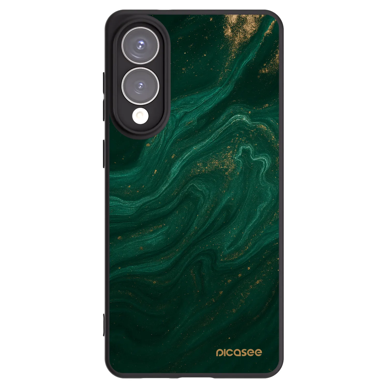 Picasee silikonový černý obal pro Samsung Galaxy S25 Edge 5G - Green