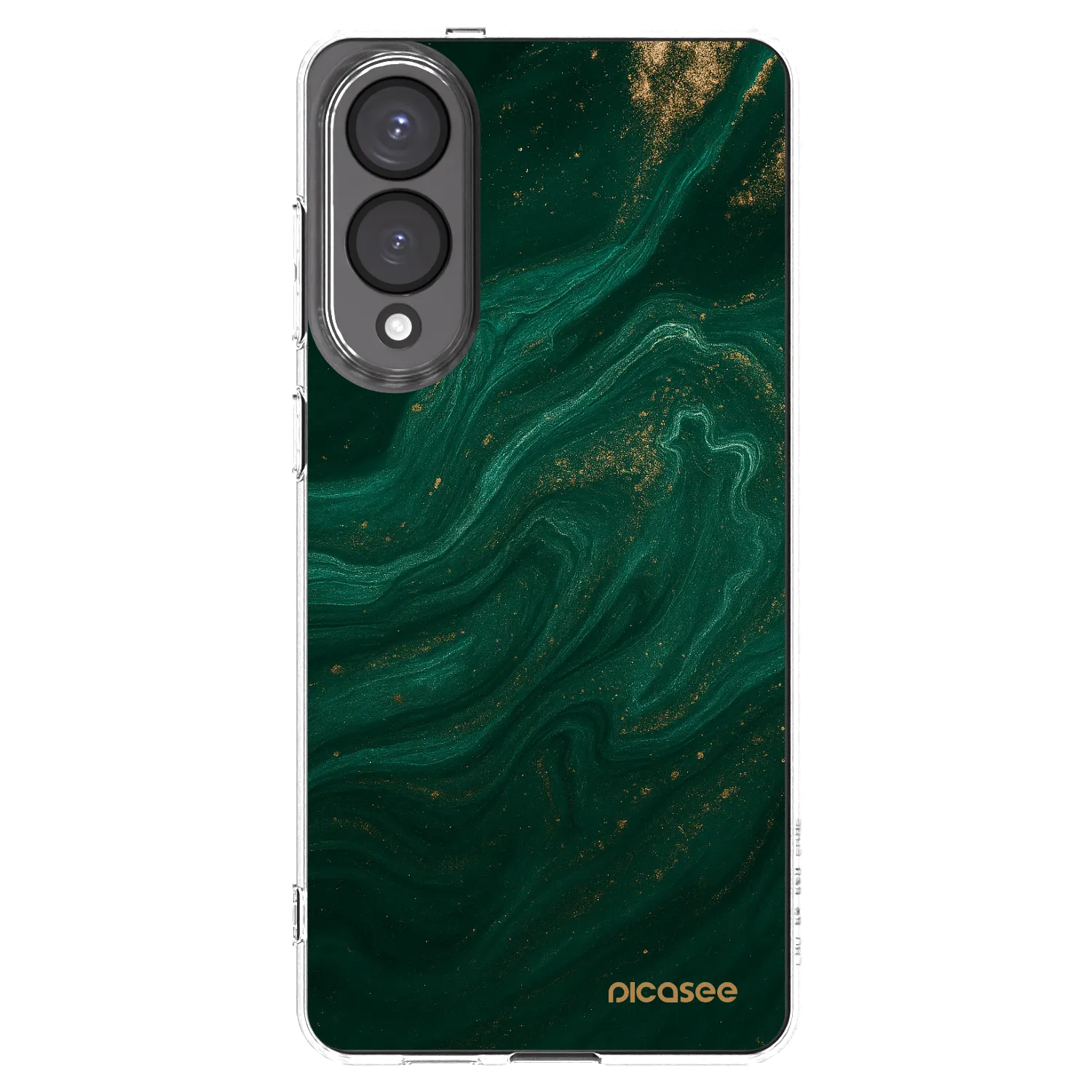 Picasee silikonový průhledný obal pro Samsung Galaxy S25 Edge 5G - Green