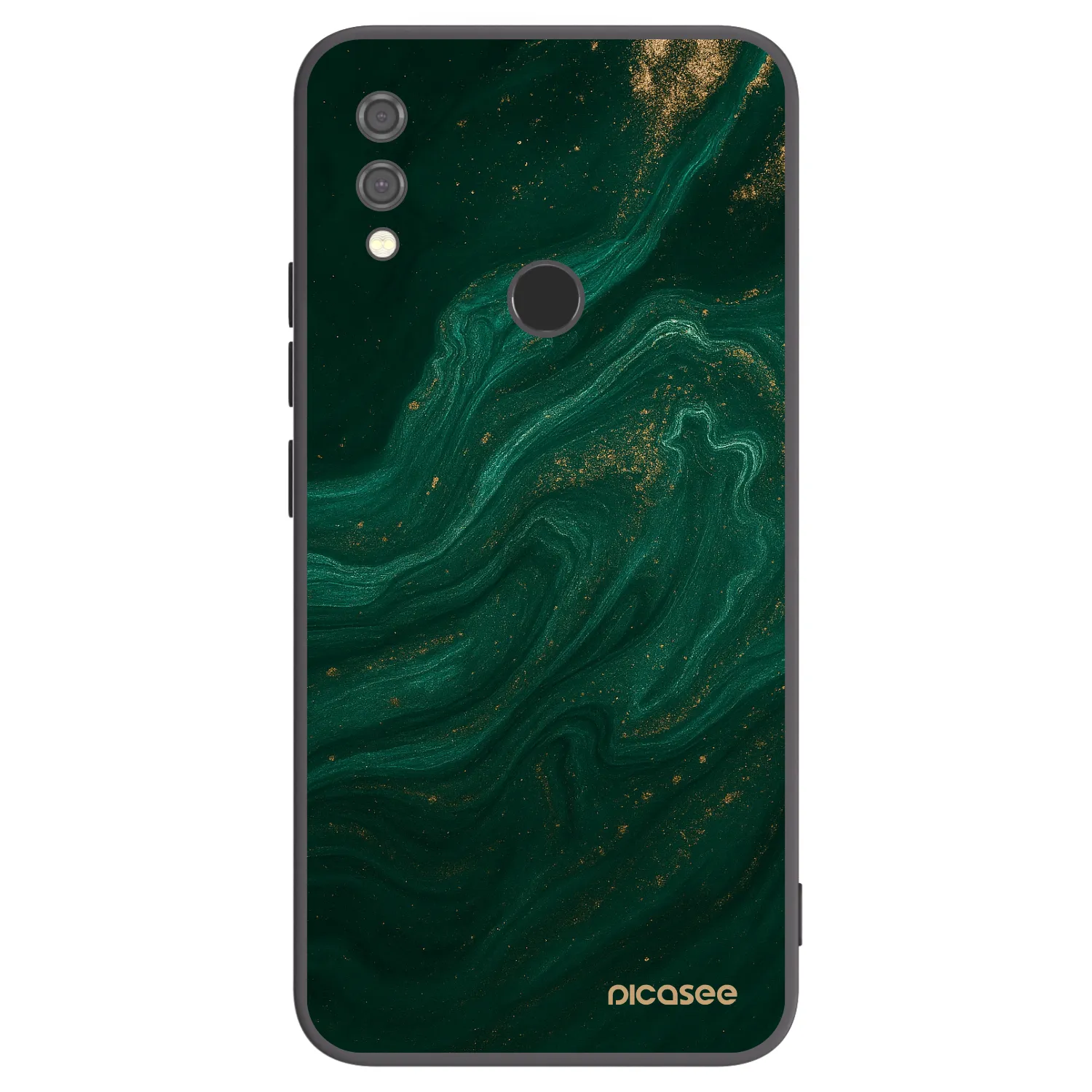 Picasee silikonový černý obal pro Xiaomi Redmi Note 7 - Green