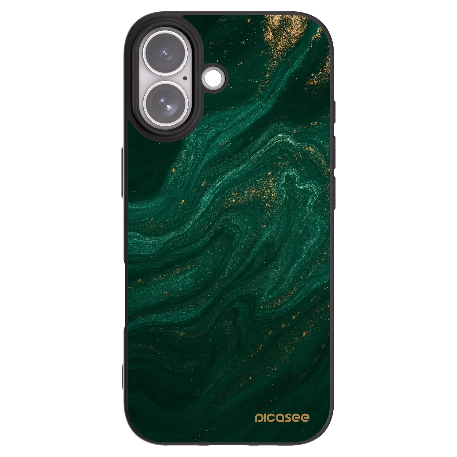 Picasee silikonový černý obal pro Apple iPhone 17 - Green