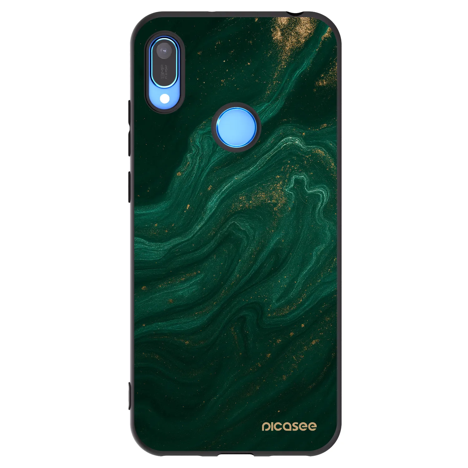 Picasee silikonový černý obal pro Huawei Y6 2019 - Green