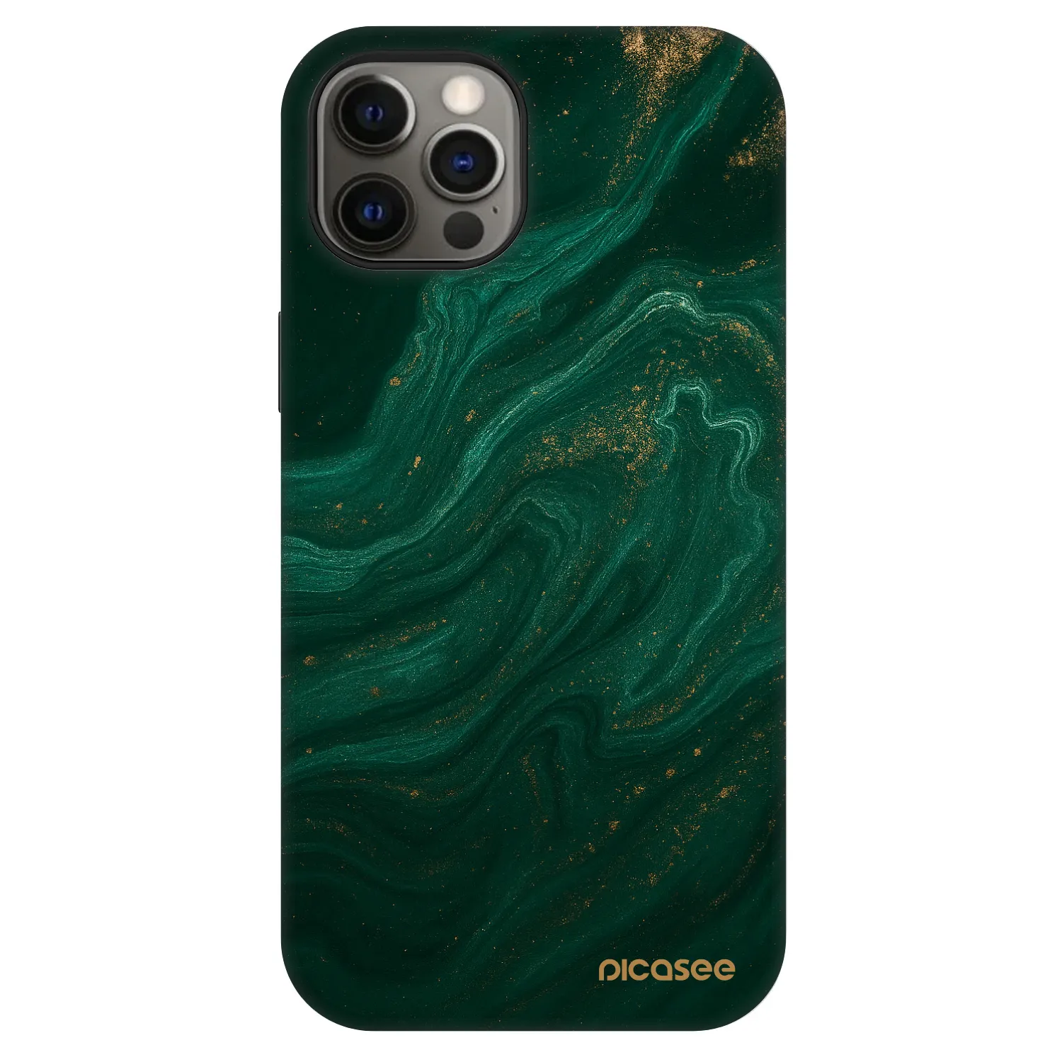 Picasee Fashion Case MagSafe Apple iPhone 12 - Green