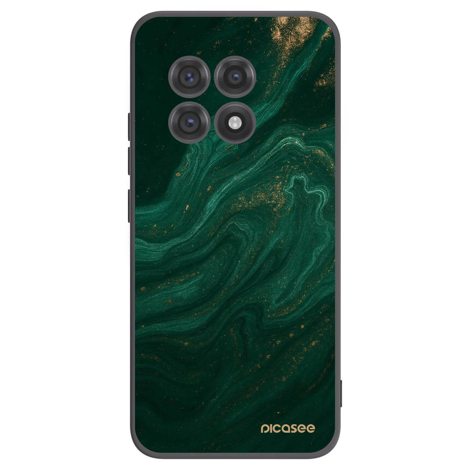 Picasee silikonový černý obal pro OnePlus 13R 5G - Green