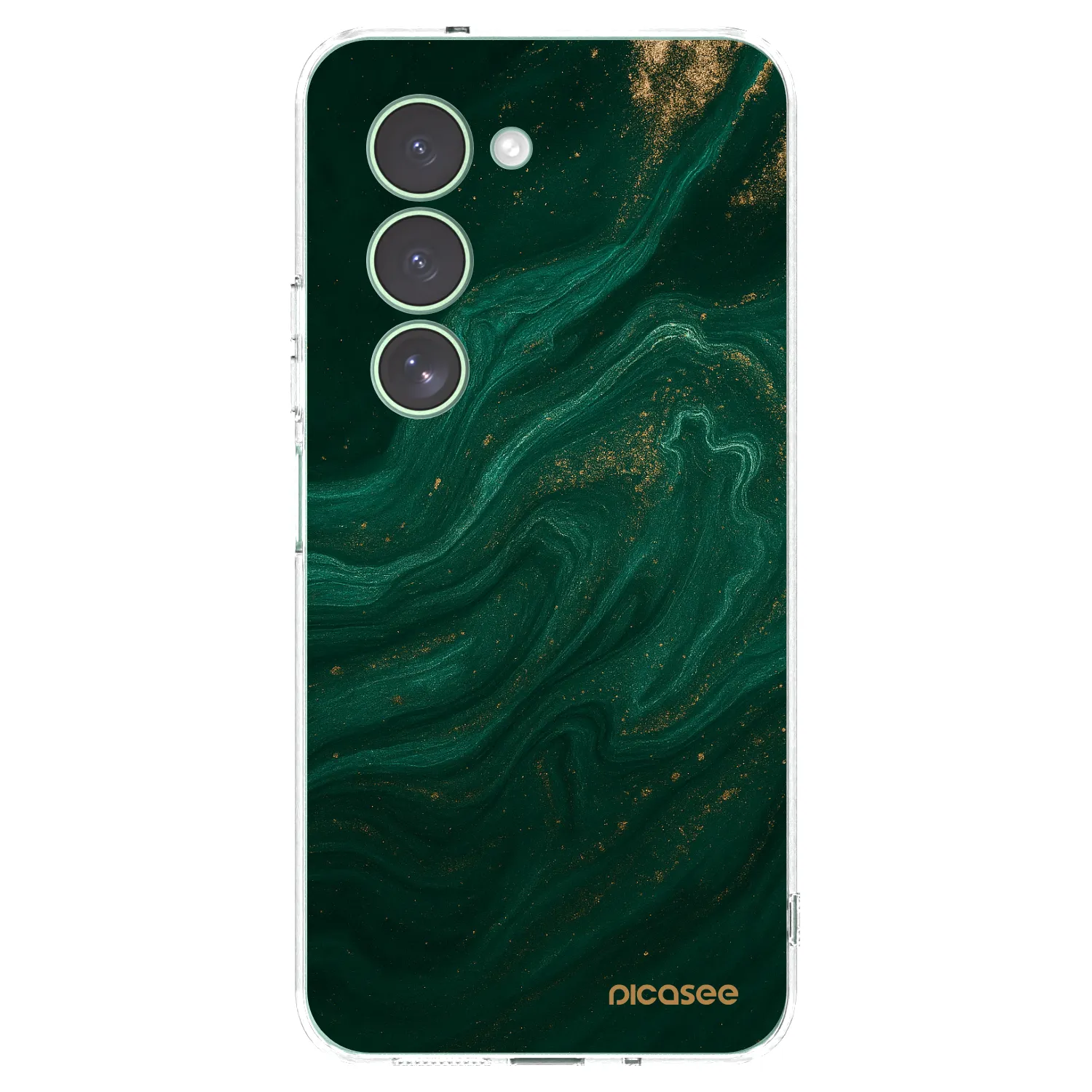 Picasee silikonový průhledný obal pro Xiaomi Redmi 15 5G - Green