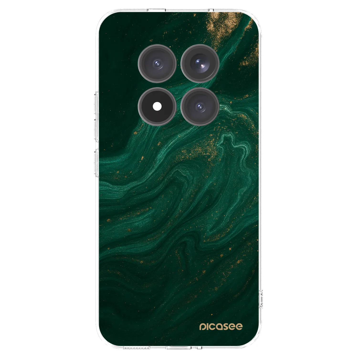 Picasee silikonový průhledný obal pro Xiaomi Redmi Note 15 Pro+ - Green