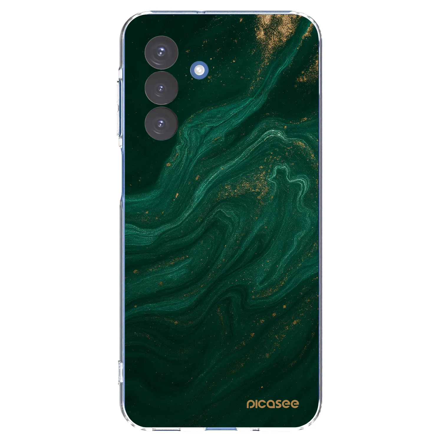 Picasee silikonový průhledný obal pro Samsung Galaxy A17 5G - Green