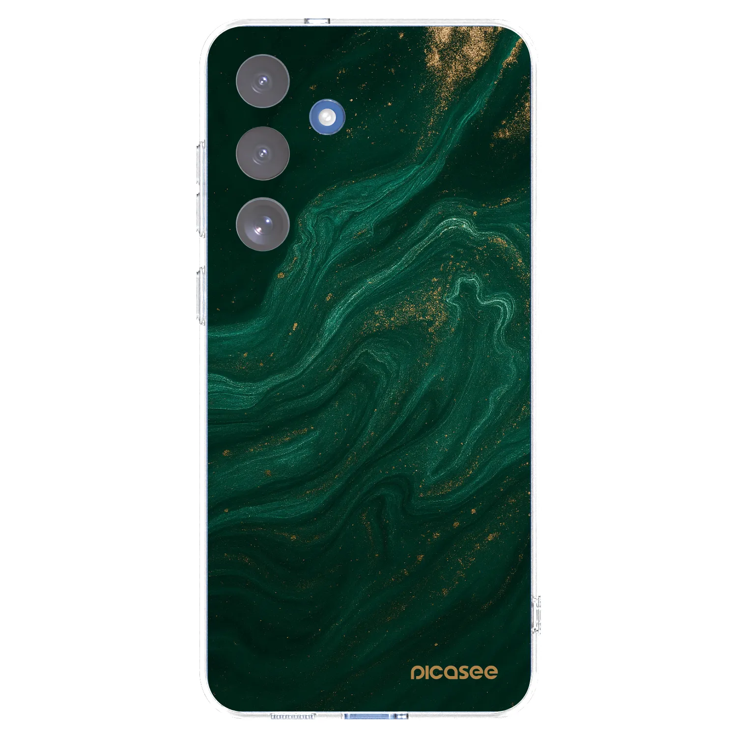 Picasee silikonový průhledný obal pro Samsung Galaxy S25 FE 5G - Green
