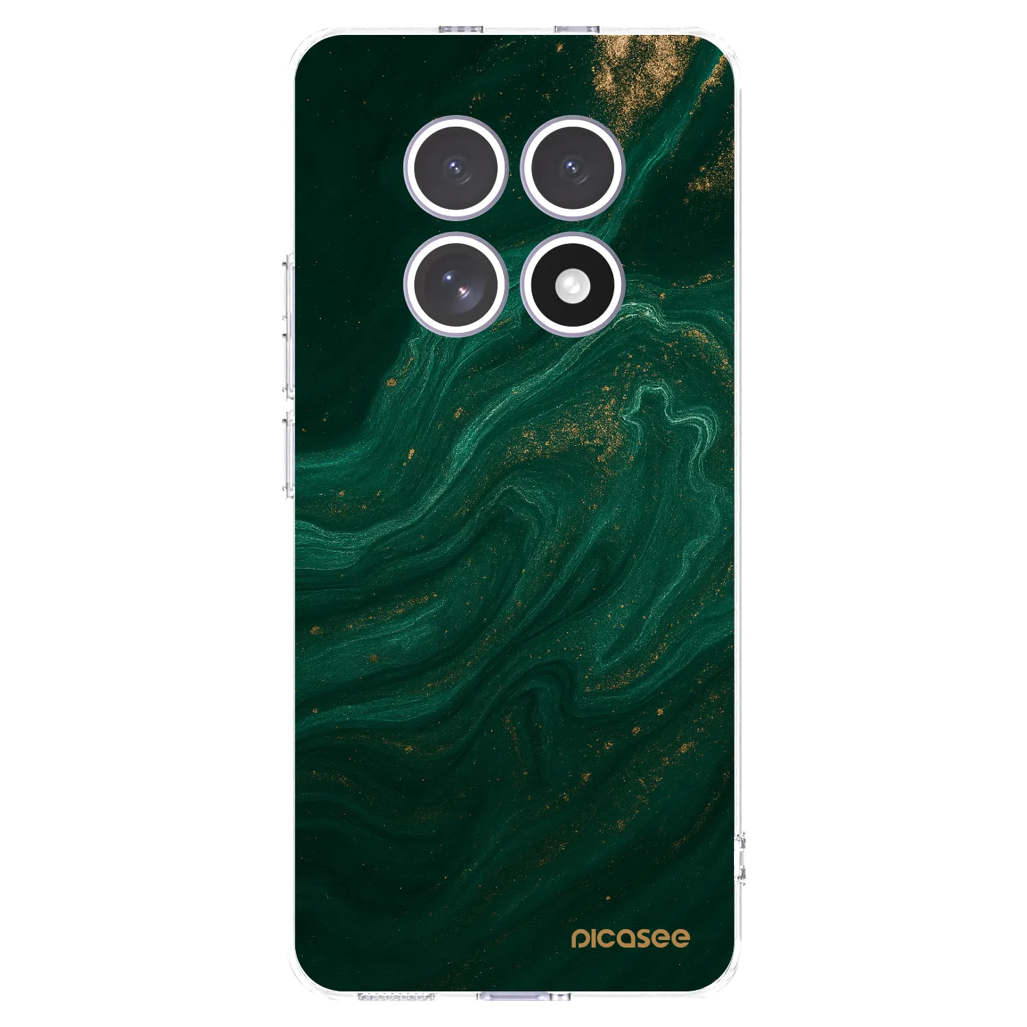 Picasee silikonový průhledný obal pro Xiaomi Redmi Note 15 - Green