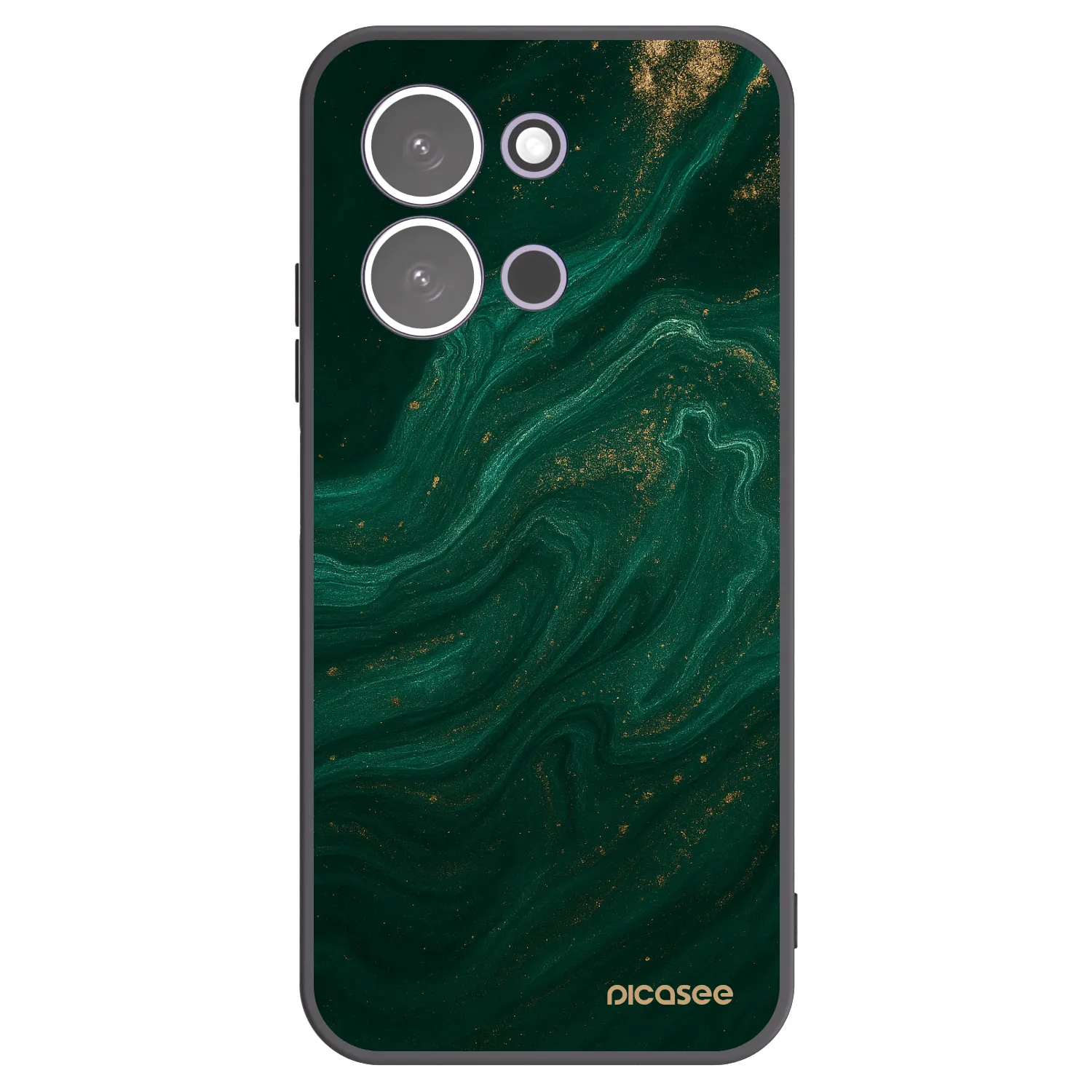 Picasee silikonový černý obal pro Xiaomi Redmi 15C 5G - Green