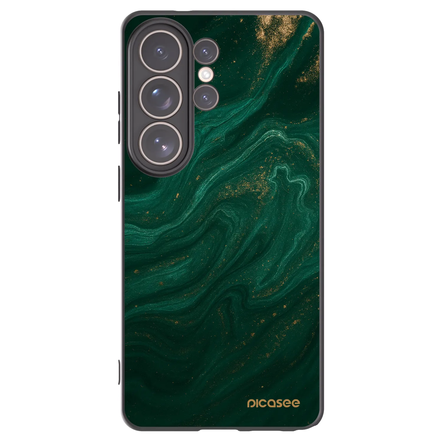 Picasee silikonový černý obal pro Samsung Galaxy S26 Ultra - Green