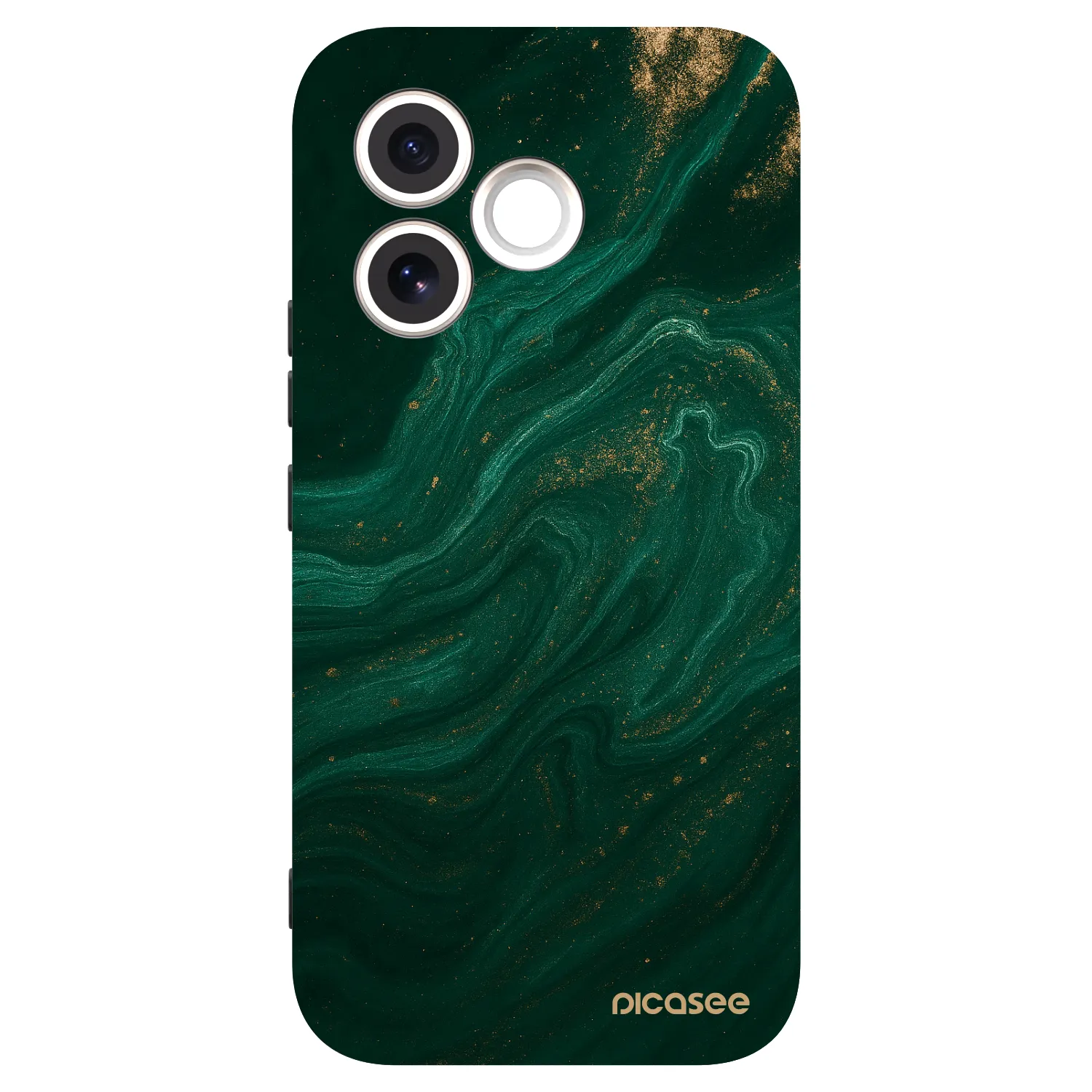 Picasee silikonový černý obal pro Honor 600 Lite - Green