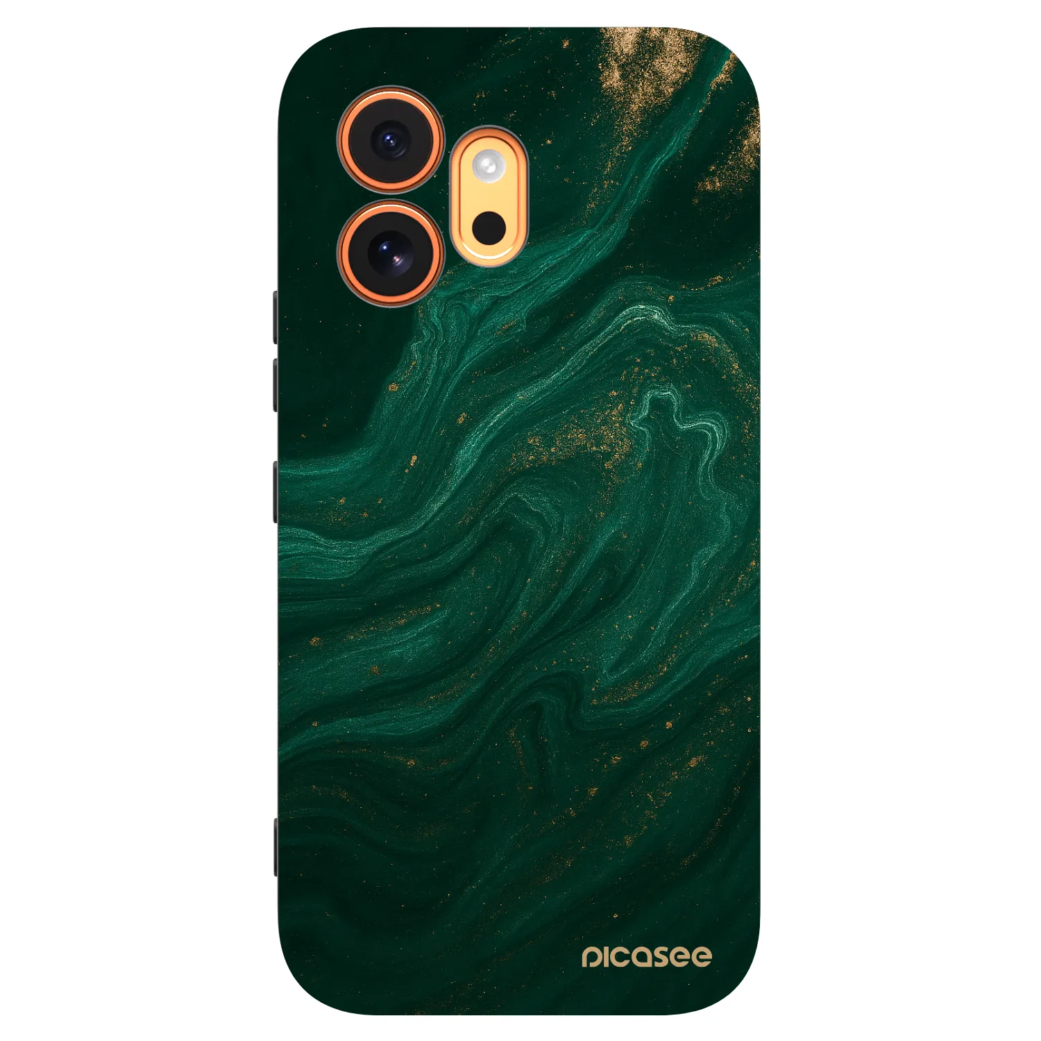 Picasee silikonový černý obal pro Honor 600 - Green