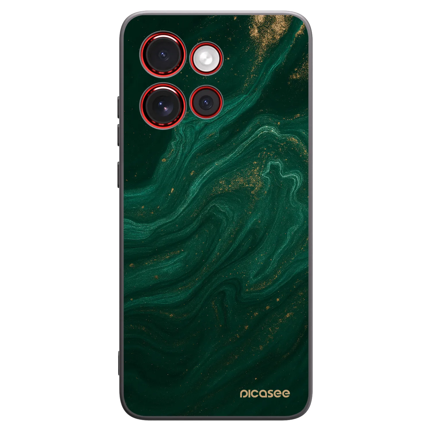 Picasee silikonový černý obal pro Motorola Edge 60 Neo 5G - Green