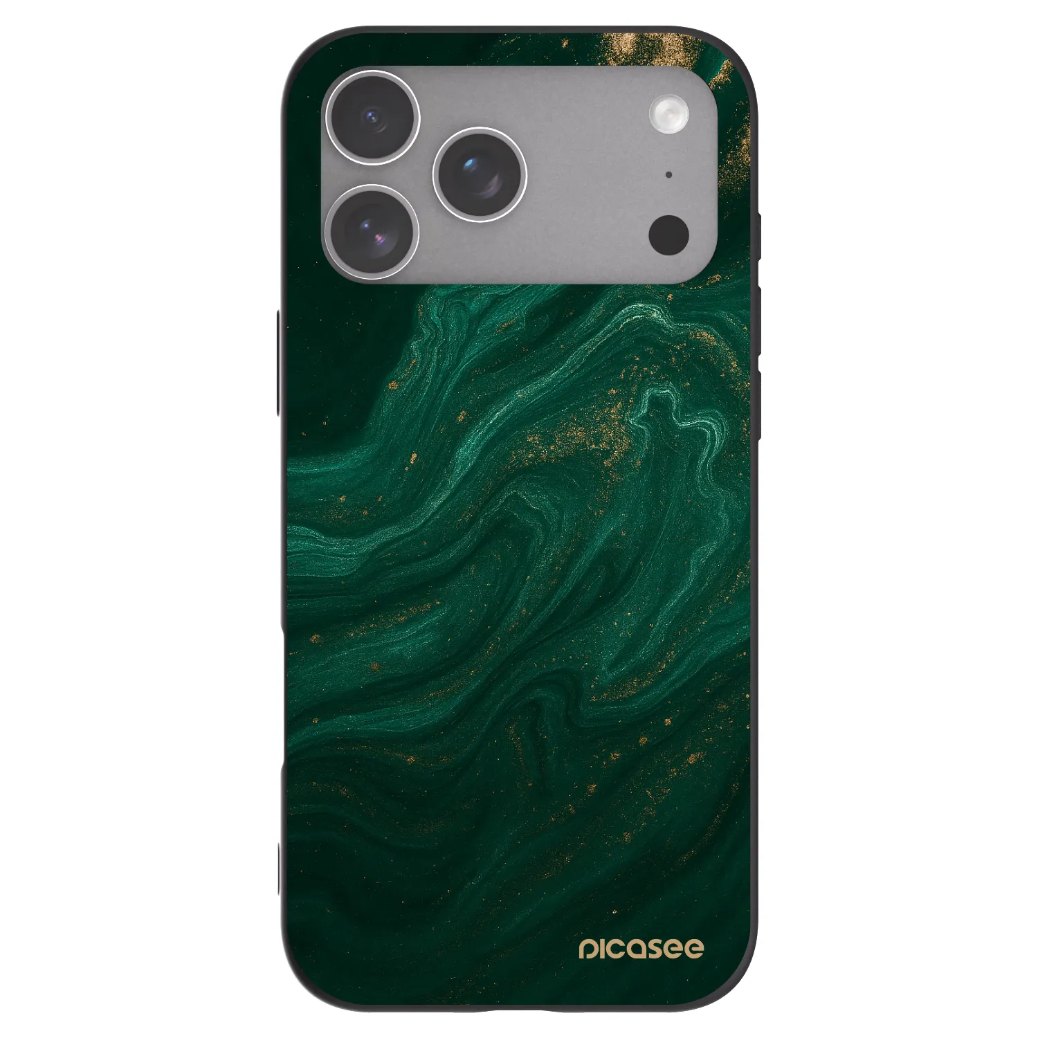 Picasee silikonový černý obal pro Apple iPhone 18 Pro Max - Green
