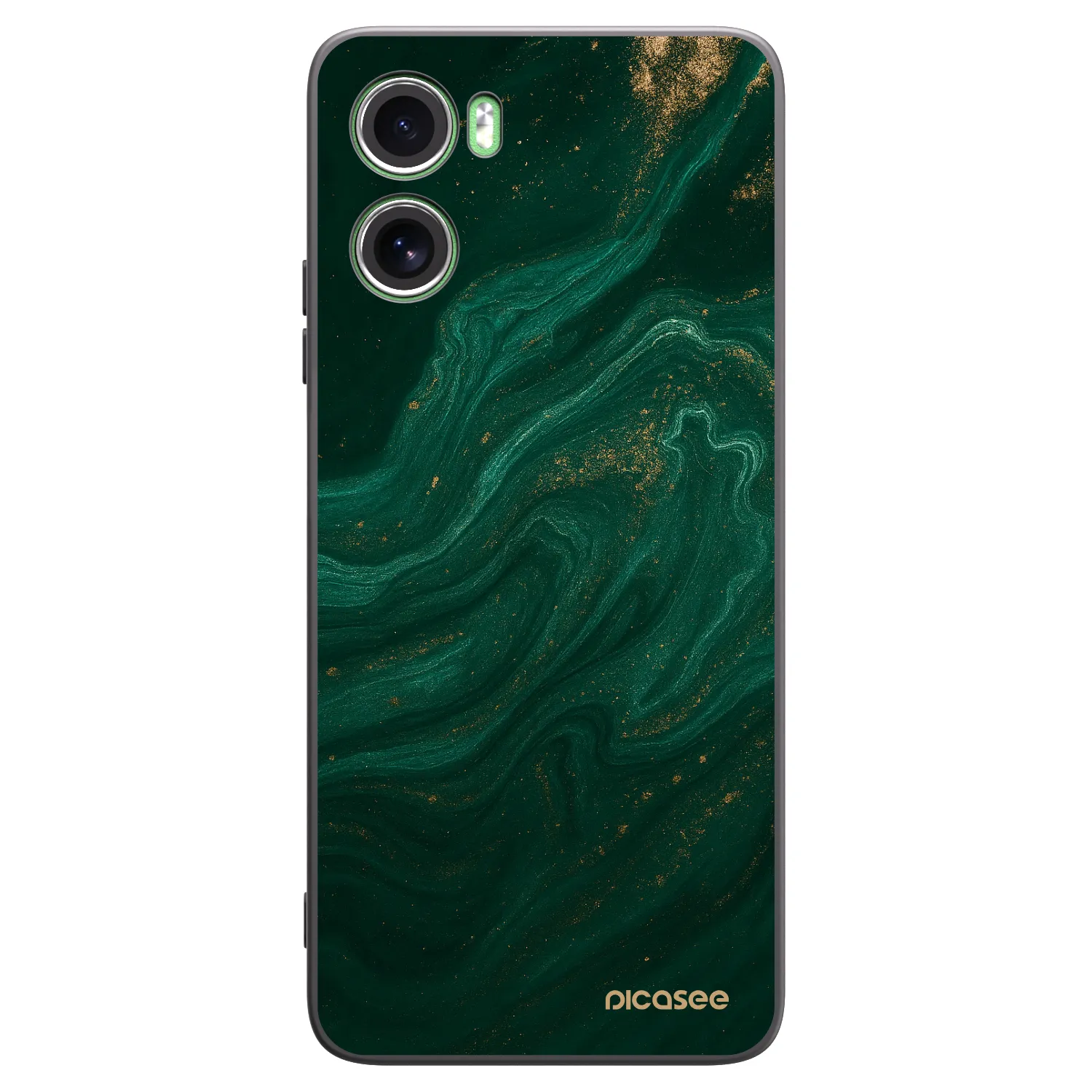 Picasee silikonový černý obal pro Motorola Moto G06 - Green