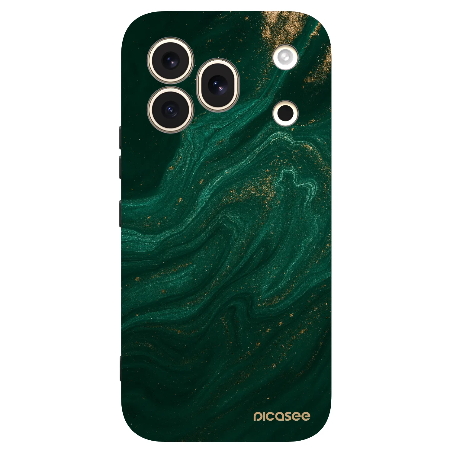 Picasee silikonový černý obal pro Honor 600 Pro - Green