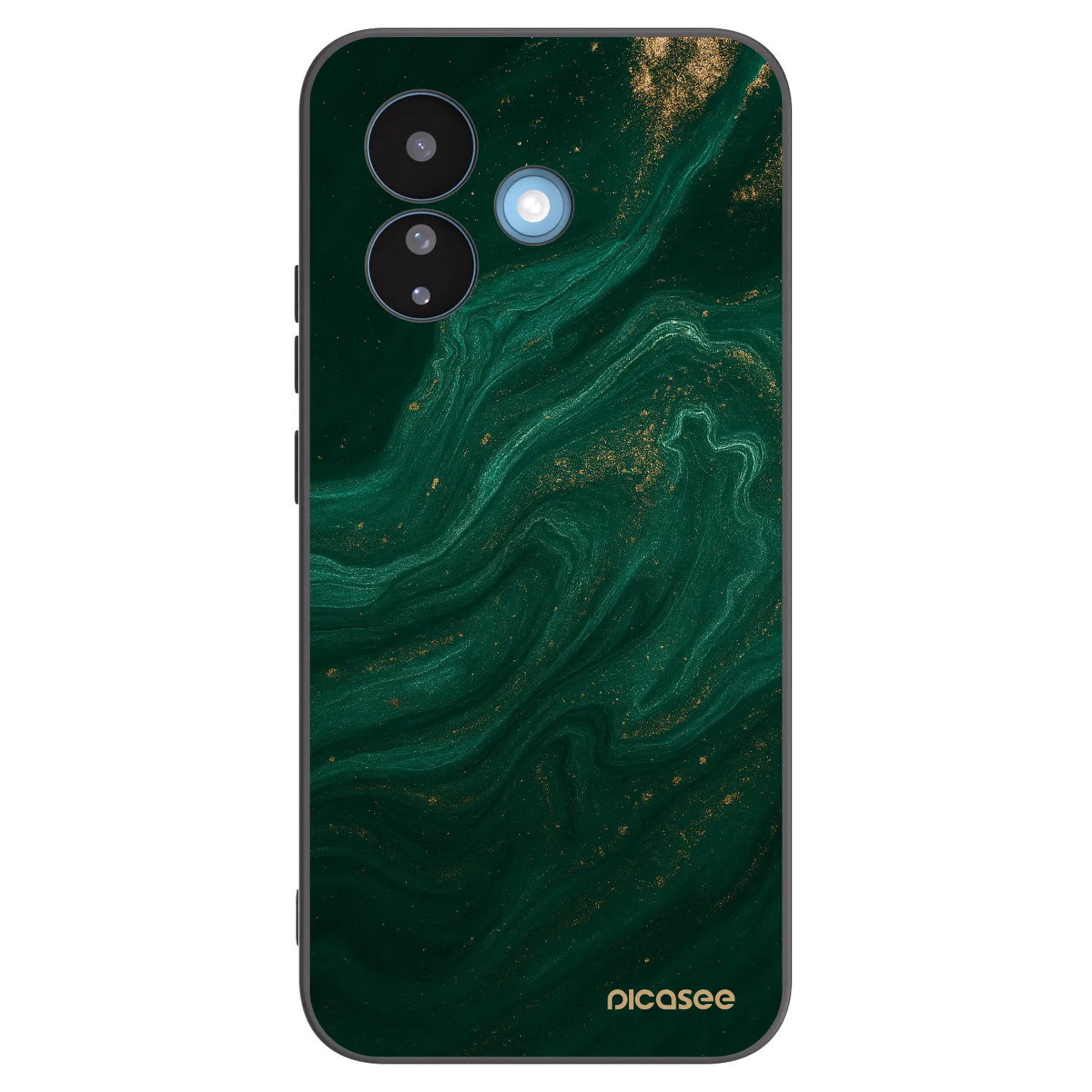 Picasee silikonový černý obal pro Xiaomi Redmi Note 17 Pro 5G - Green