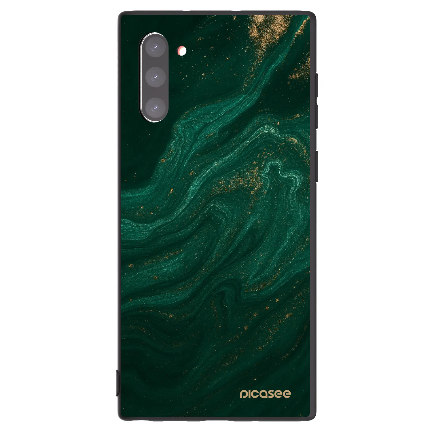 Picasee silikonový černý obal pro Samsung Galaxy Note 10 N970F - Green
