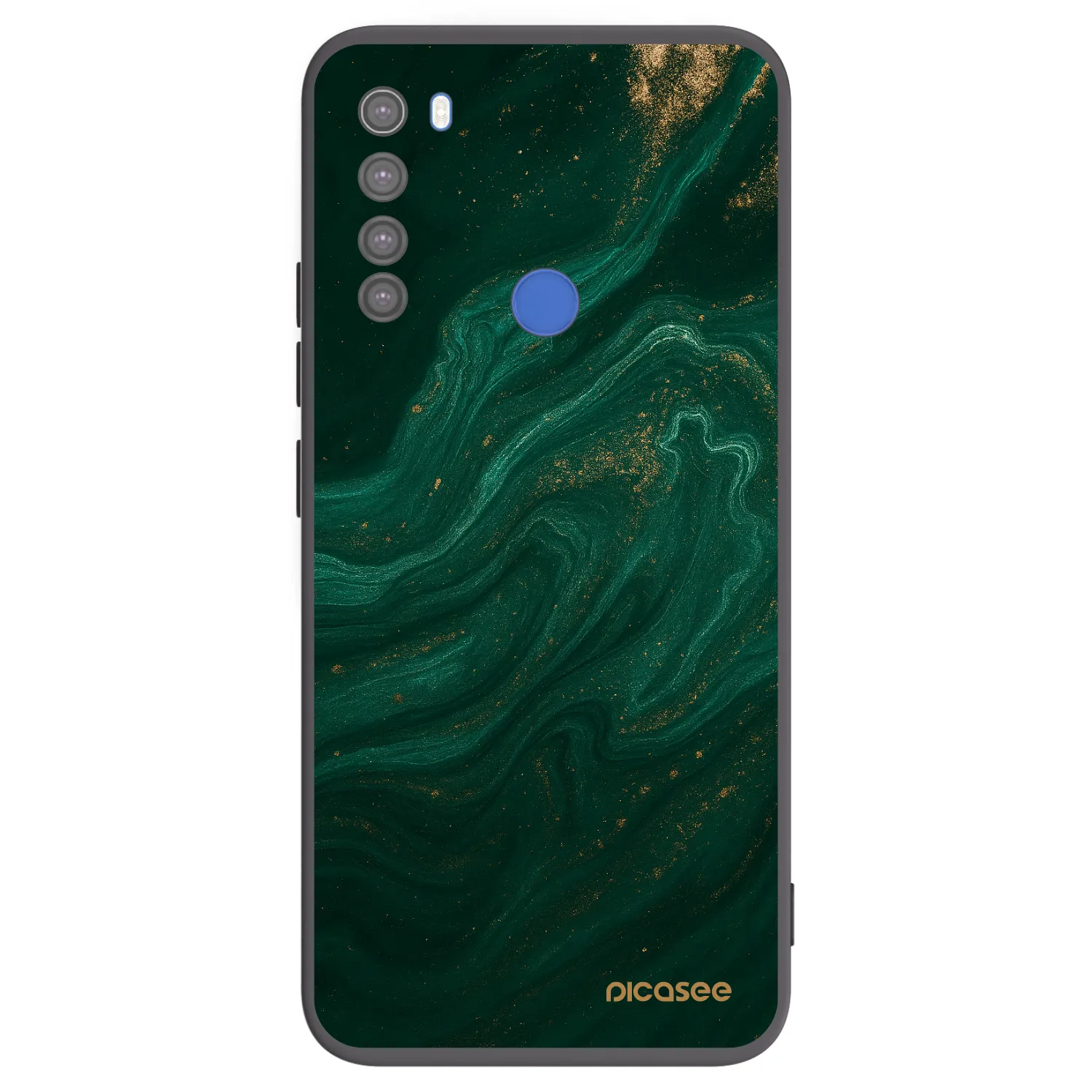 Picasee silikonový černý obal pro Xiaomi Redmi Note 8T - Green