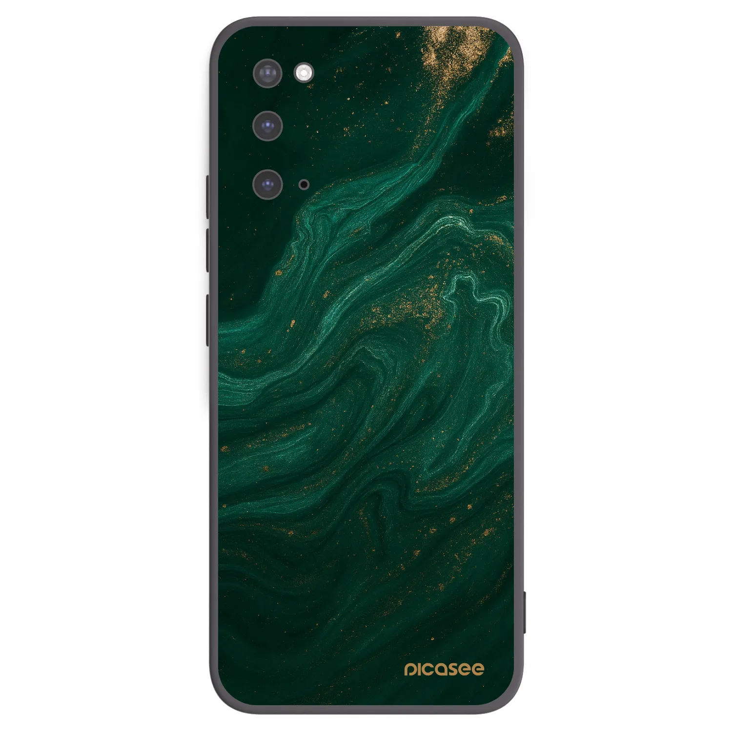 Picasee silikonový černý obal pro Samsung Galaxy S20 G980F - Green