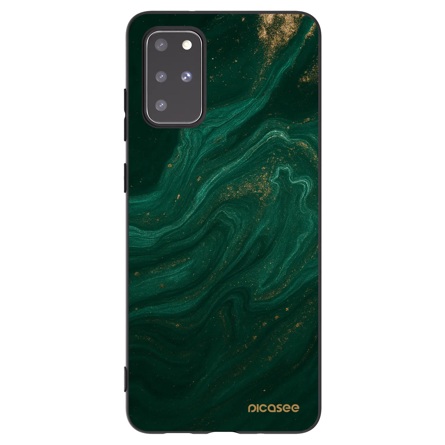 Picasee silikonový černý obal pro Samsung Galaxy S20+ G985F - Green