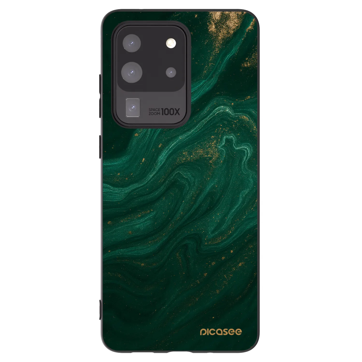 Picasee silikonový černý obal pro Samsung Galaxy S20 Ultra 5G G988F - Green