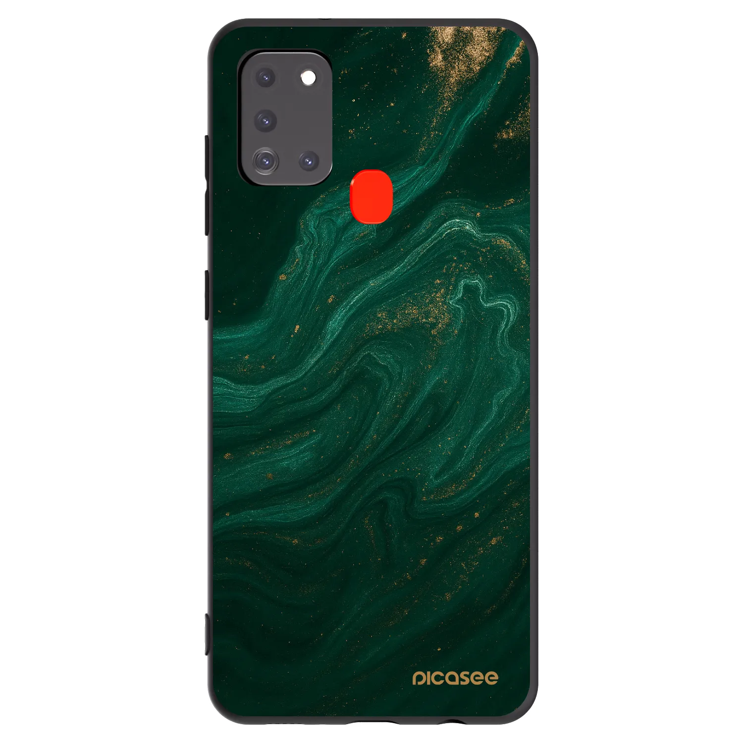 Picasee silikonový černý obal pro Samsung Galaxy A21s - Green