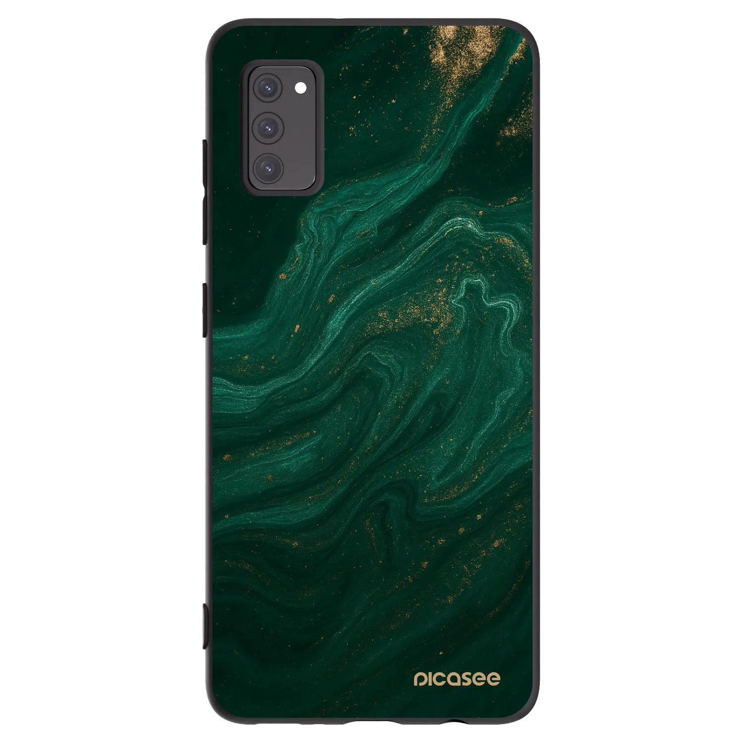 Picasee silikonový černý obal pro Samsung Galaxy A41 A415F - Green