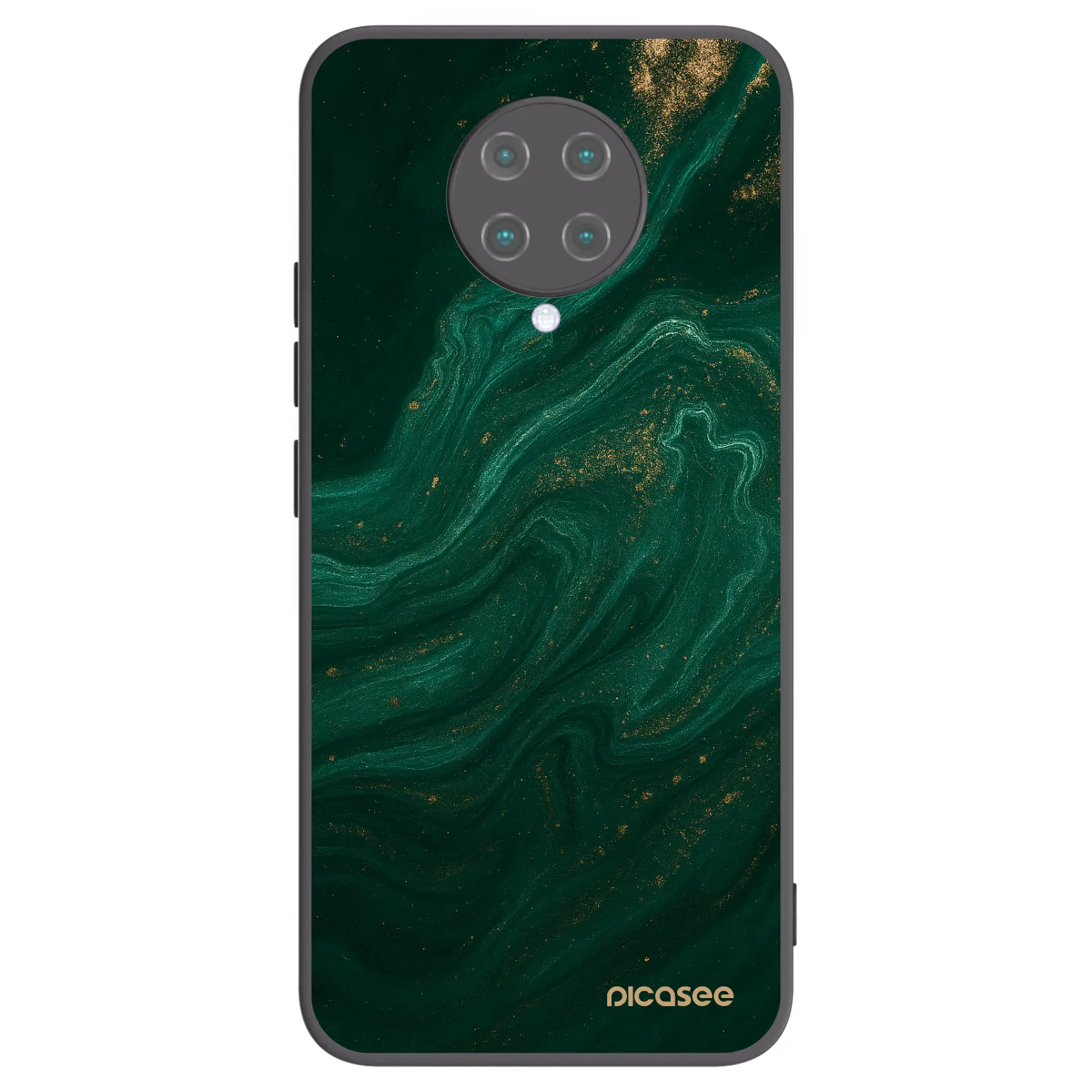 Picasee silikonový černý obal pro Xiaomi Poco F2 Pro - Green
