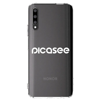 Picasee silikonový průhledný obal pro Honor 9X Pro - Picasee - new logo - white