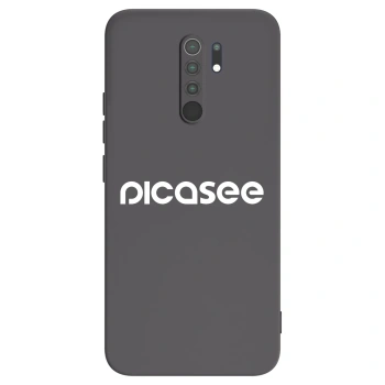 Picasee silikonový černý obal pro Xiaomi Redmi 9 - Picasee - new logo - white