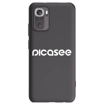 Picasee silikonový černý obal pro Xiaomi Redmi Note 10 - Picasee - new logo - white
