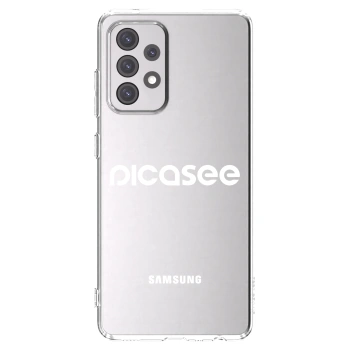 Picasee silikonový průhledný obal pro Samsung Galaxy A52 5G A525F - Picasee - new logo - white