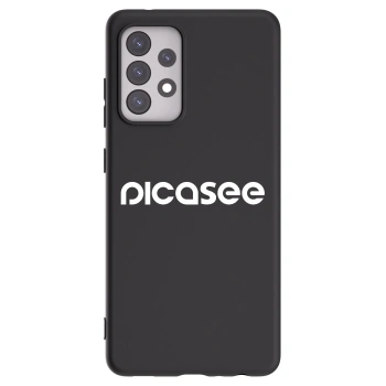 Picasee silikonový černý obal pro Samsung Galaxy A52 5G A525F - Picasee - new logo - white