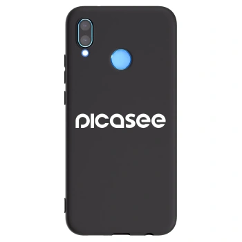 Picasee silikonový černý obal pro Huawei P20 Lite - Picasee - new logo - white