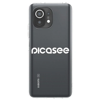 Picasee silikonový průhledný obal pro Xiaomi Mi 11 - Picasee - new logo - white