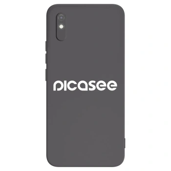 Picasee silikonový černý obal pro Xiaomi Redmi 9AT - Picasee - new logo - white