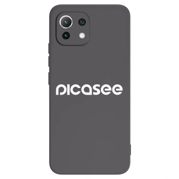Picasee silikonový černý obal pro Xiaomi Mi 11 Lite - Picasee - new logo - white