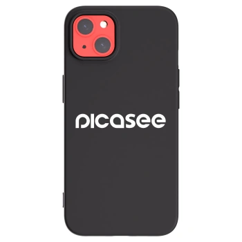 Picasee silikonový černý obal pro Apple iPhone 13 - Picasee - new logo - white