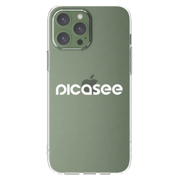 Picasee silikonový průhledný obal pro Apple iPhone 13 Pro Max - Picasee - new logo - white