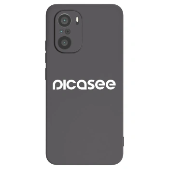 Picasee silikonový černý obal pro Xiaomi Poco F3 - Picasee - new logo - white