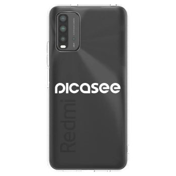 Picasee silikonový černý obal pro Xiaomi Redmi 9T - Picasee - new logo - white