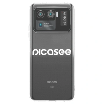 Picasee silikonový průhledný obal pro Xiaomi Mi 11 Ultra - Picasee - new logo - white