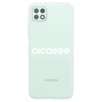 Picasee silikonový průhledný obal pro Samsung Galaxy A22 A226B 5G - Picasee - new logo - white