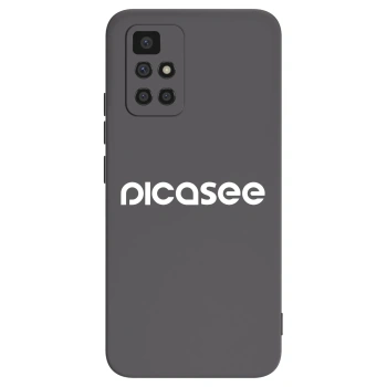 Picasee silikonový černý obal pro Xiaomi Redmi 10 - Picasee - new logo - white