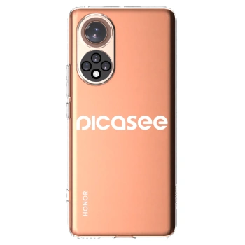 Picasee silikonový průhledný obal pro Honor 50 5G - Picasee - new logo - white
