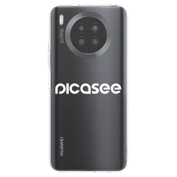 Picasee silikonový průhledný obal pro Huawei Nova 8i - Picasee - new logo - white