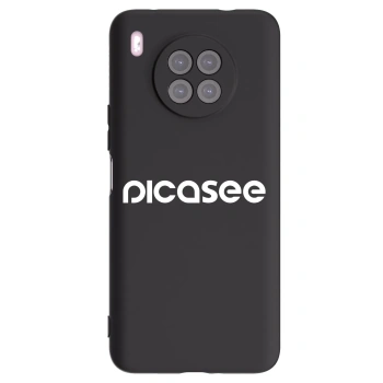 Picasee silikonový černý obal pro Huawei Nova 8i - Picasee - new logo - white